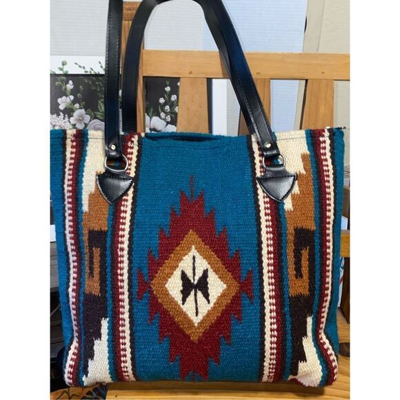 Saddlebag company southwest  wool handwoven Purse - Picture 3 of 8